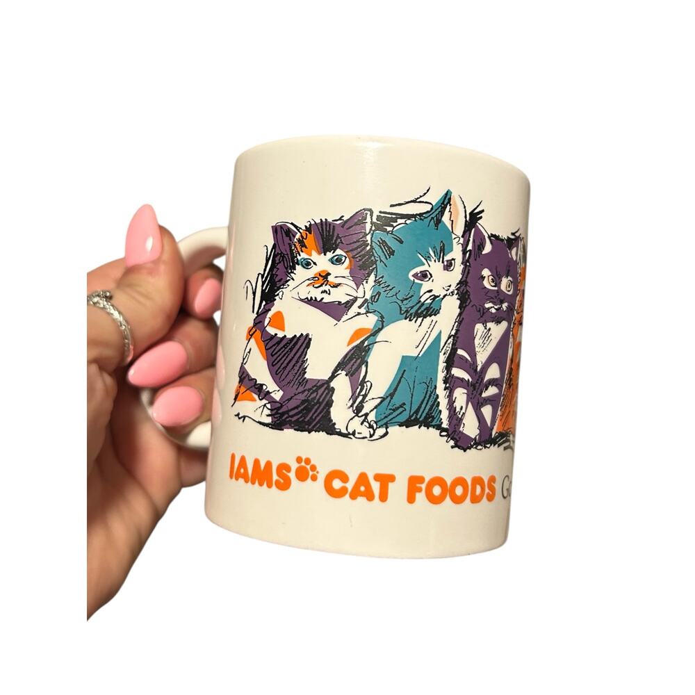 Vintage Iams Cat Food Good For Life Promotional Mug